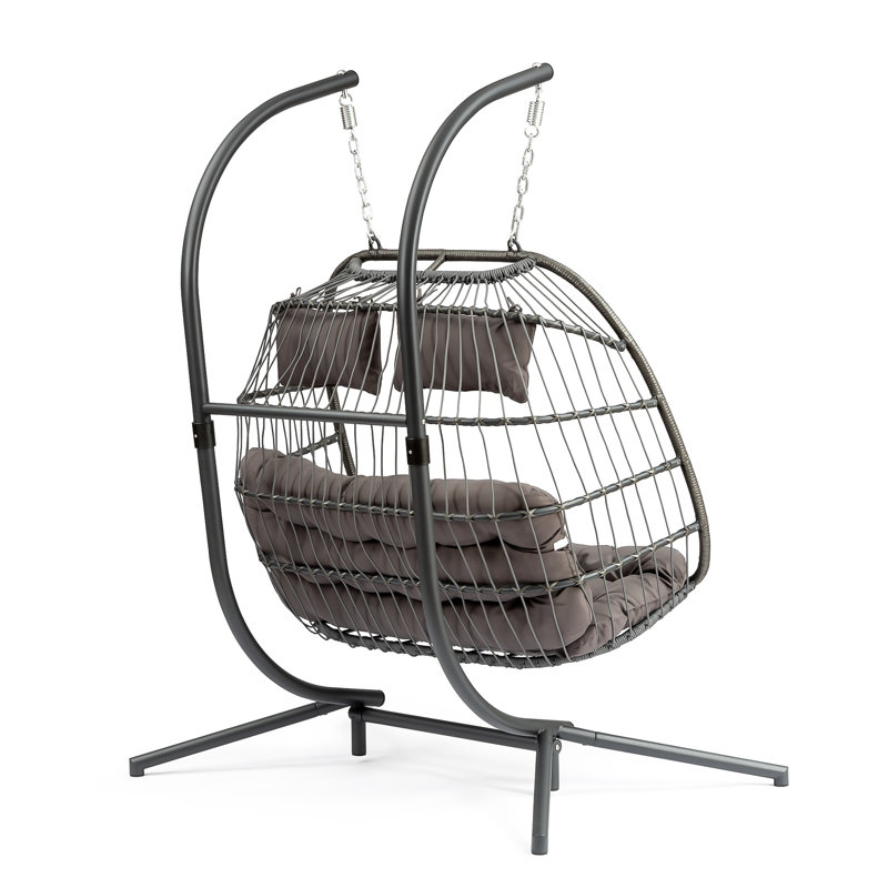 Sandraic Double Swing Chair with Stand Wayfair